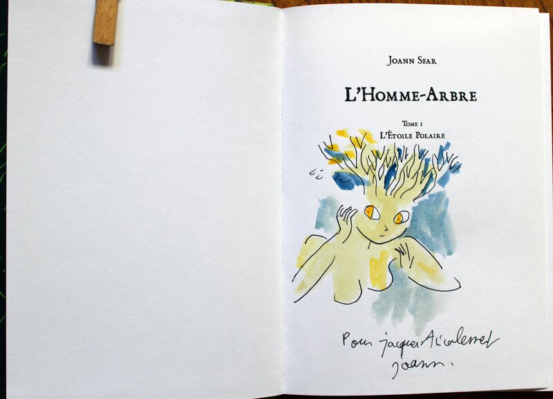 L'homme arbre by Joann Sfar - Sketch