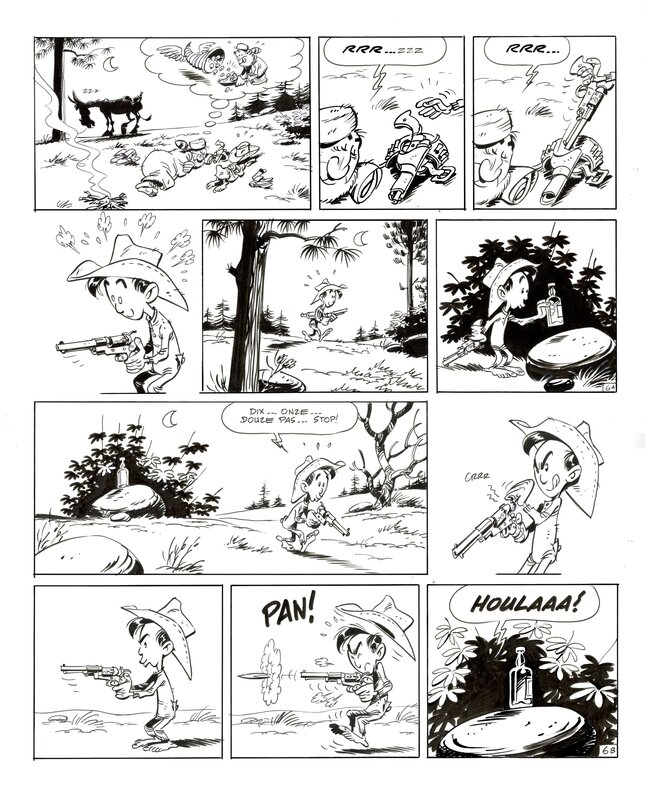 Didier Conrad, Yann, Jean Léturgie, Lucky Luke T64 : Kid Lucky - Planche 6 - Comic Strip