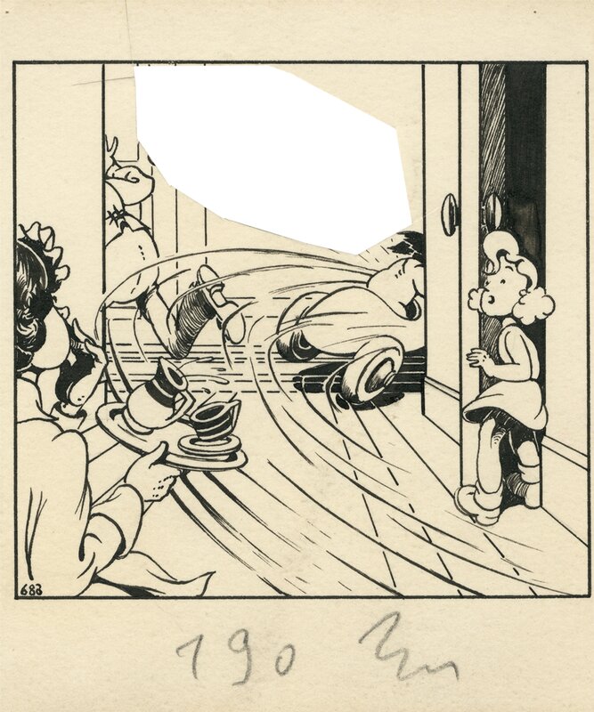 Edmond-François Calvo, Coquin, le petit cocker - Case X - Comic Strip