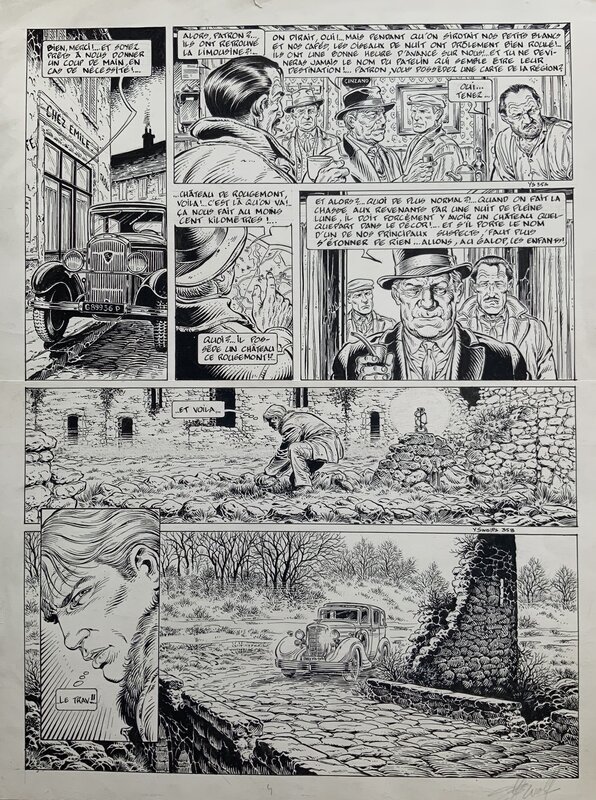 En vente - Yves Swolfs, Le prince de la nuit T3 - Planche originale