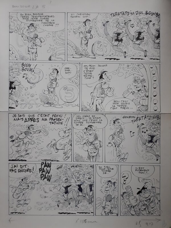 Bonjour la 5 ! by Philippe Bercovici, François Corteggiani - Comic Strip