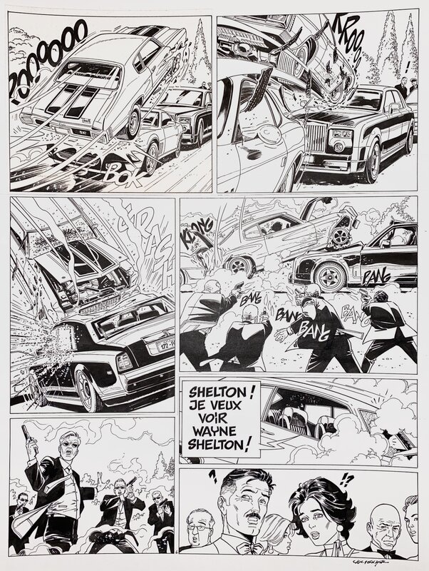 Christian Denayer, Wayne Shelton T4 planche 6 - Comic Strip