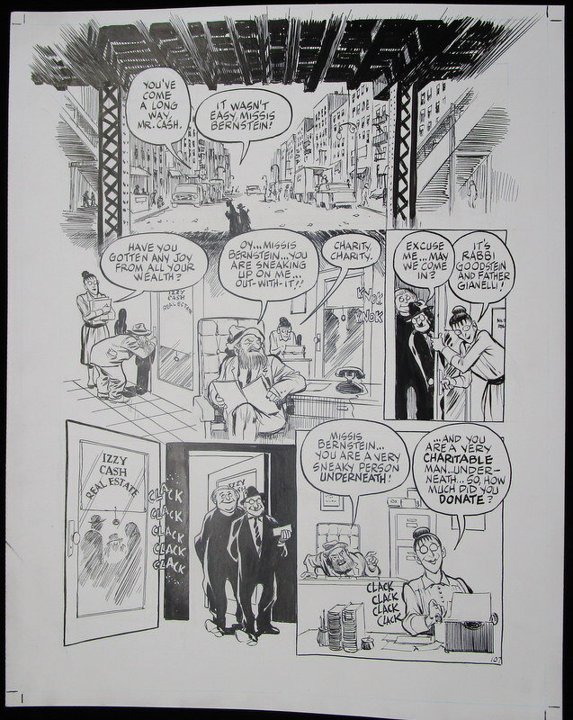 Will Eisner, Dropsie avenue - page 107 - Planche originale