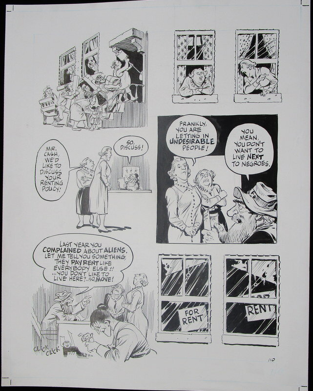 Will Eisner, Dropsie avenue - page 110 - Planche originale