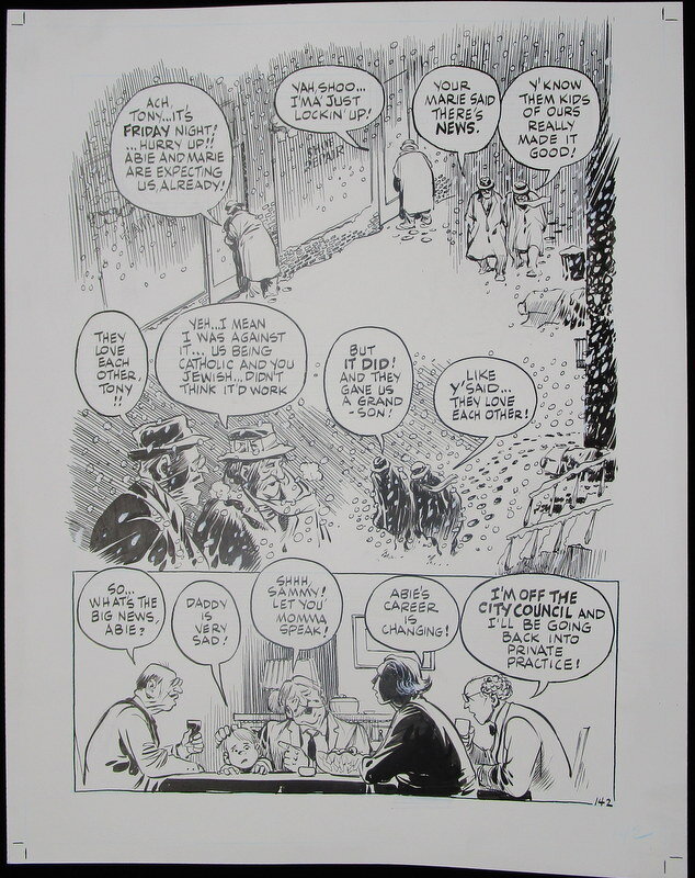 Will Eisner, Dropsie avenue - page 142 - Planche originale