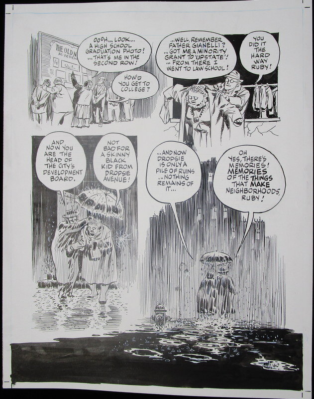 Will Eisner, Dropsie avenue - page 160 - Planche originale