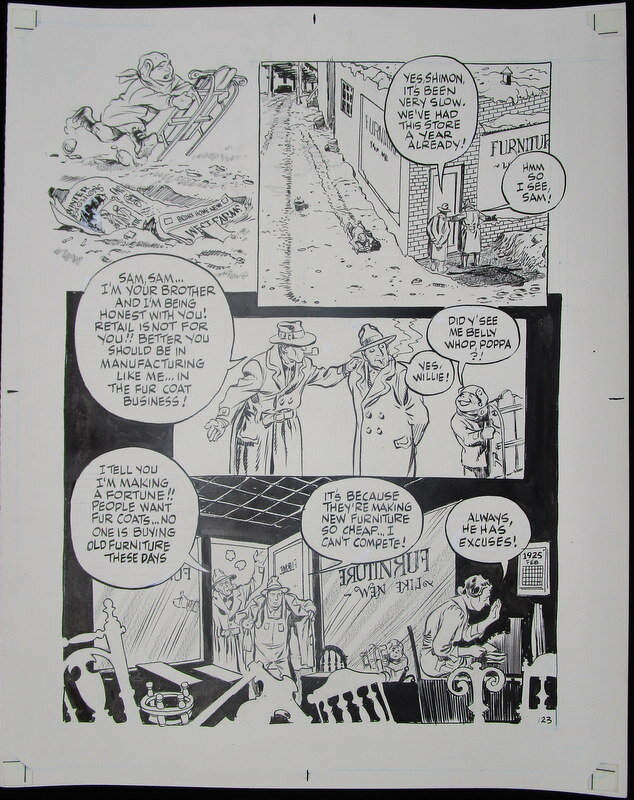 Will Eisner, Heart of the storm - page 123 - Planche originale