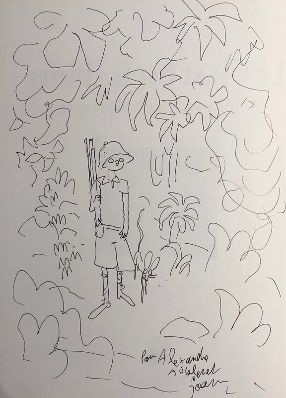 Dédicace de Sfar pour le Chat du Rabbin - Sketch Dédicace de Sfar pour le Chat du Rabbin - Sketch