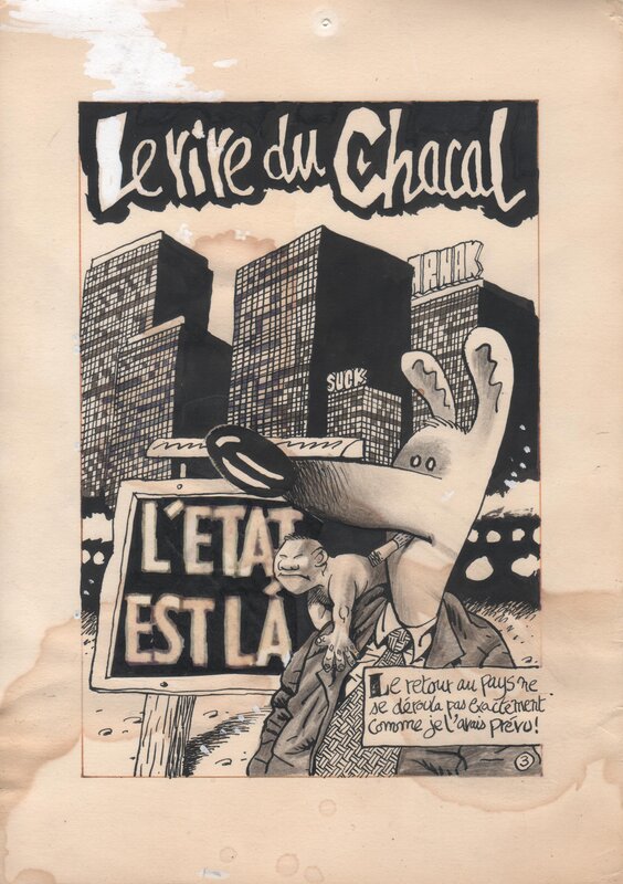 For sale - Manu Larcenet - Le rire du Chacal Page 3 - Comic Strip