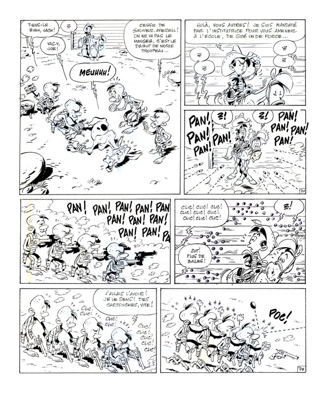 Didier Conrad, Yann, Jean Léturgie, Lucky Luke T68 : Oklahoma Jim - Planche 7 - Planche originale