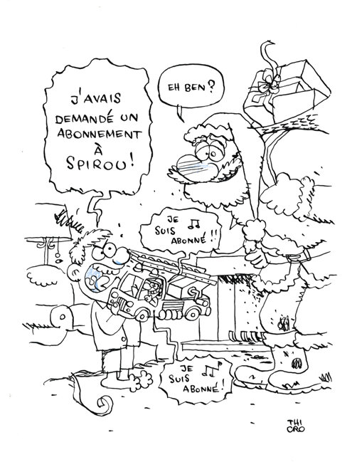 Cromheecke, Luc | Abonnez Vous Spirou - Illustration originale