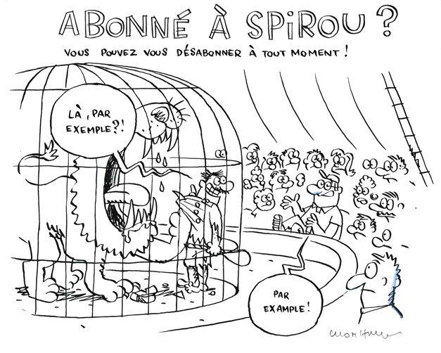 Cromheecke, Luc | Abonnez Vous Spirou - Illustration originale