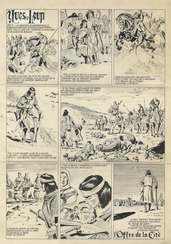 René Bastard, Yves Le Loup - Le Chateau Maudit Page 16 - Comic Strip