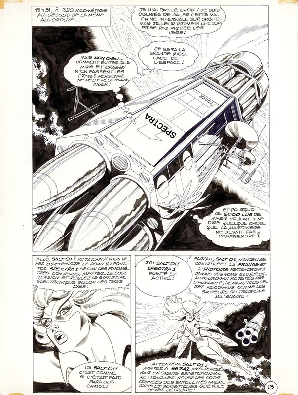 Jean-Yves Mitton - Mikros - Titan 85 Page 38 - Planche originale