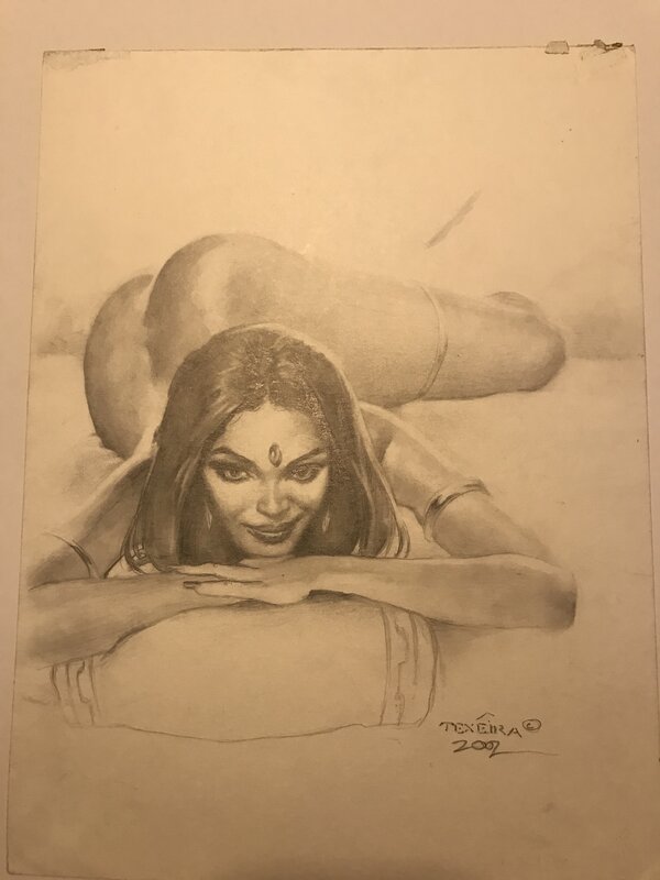 Dejah Thoris by Mark Texeira - Original Illustration