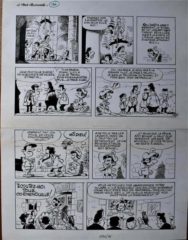 Jean-Claude Fournier, Bizu le piege melomane - Comic Strip