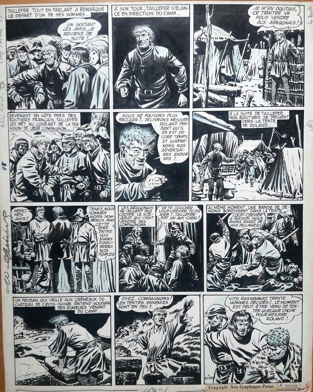 Kline, Roland prince des bois, planche 73 - Comic Strip