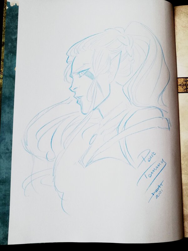 Elfes noirs by Dimat - Sketch