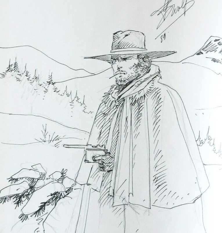Yves Swolfs, Durango - dédicace sur le tome 6 - Sketch