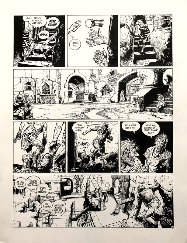 Franz, Brougue  Tome 3 - Grimpeur - planche 37 - Comic Strip