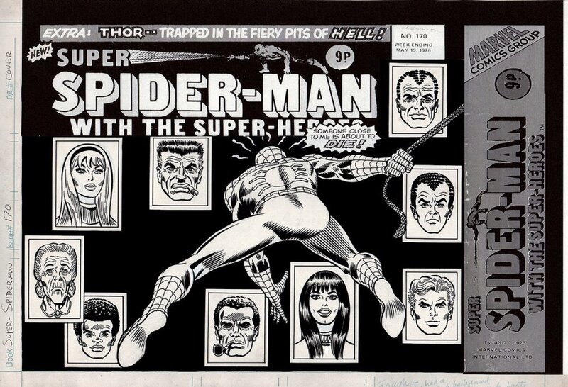 Dave Hunt, Frank Giacoia, Gerry Conway, Spider-Man (Intl.) #170 - Original Cover