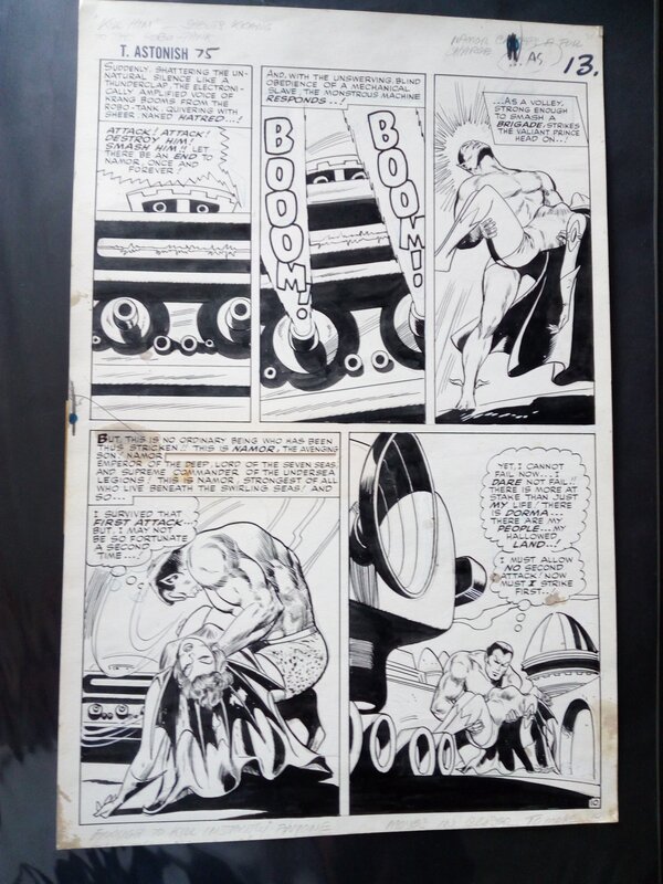 Planche originale tales to astonish 75 (1966) - gene colan / vince coletta - Comic Strip