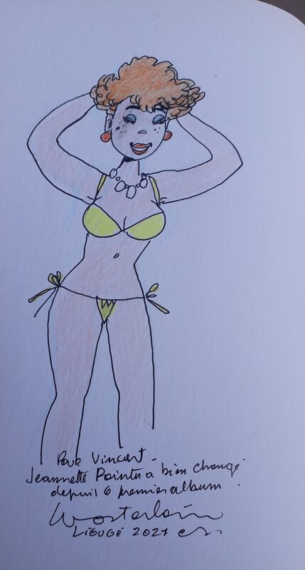 Jeannette Pointu by Marc Wasterlain - Sketch