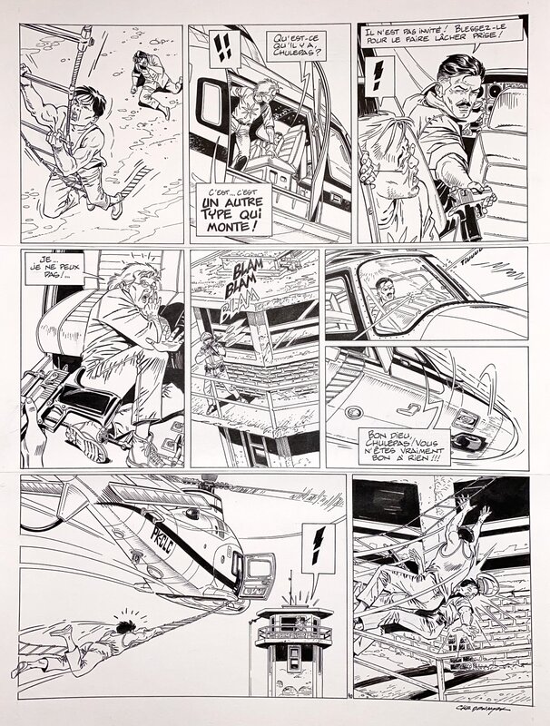 Christian Denayer, Wayne Shelton T4 planche 40 - Comic Strip