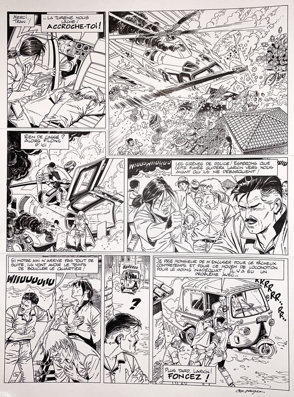 Christian Denayer, Wayne Shelton T4 planche 43 - Comic Strip