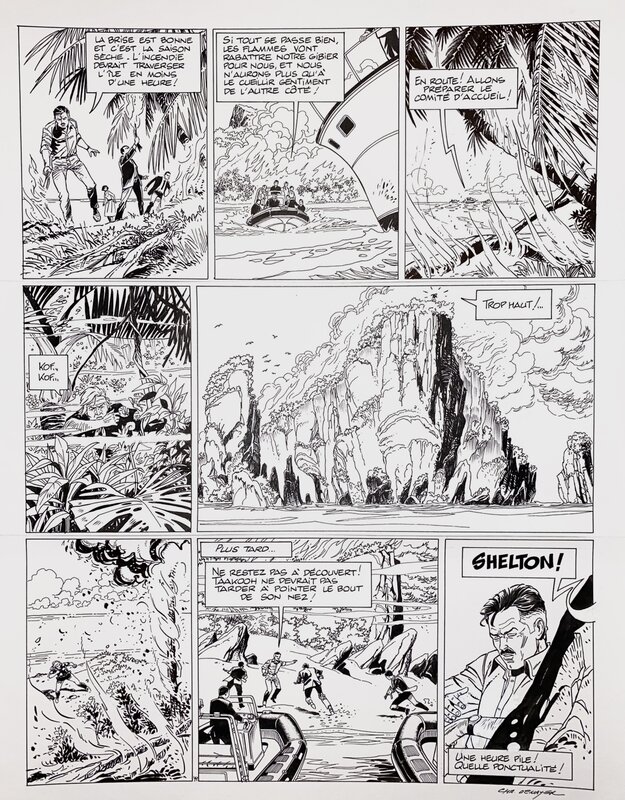Christian Denayer, Wayne Shelton T5 planche 44 - Comic Strip
