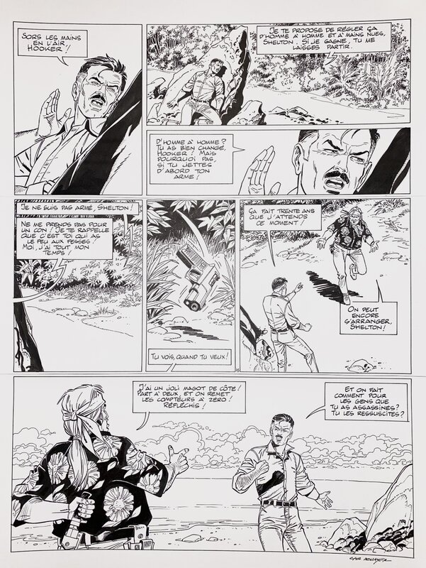 Christian Denayer, Wayne Shelton T5 planche 45 - Comic Strip