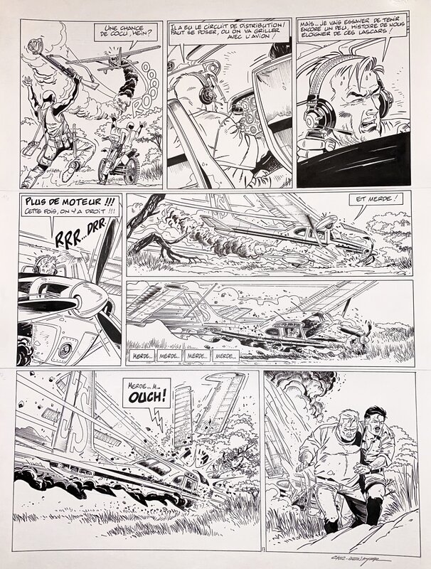 Christian Denayer, Wayne Shelton T6 planche 17 - Comic Strip