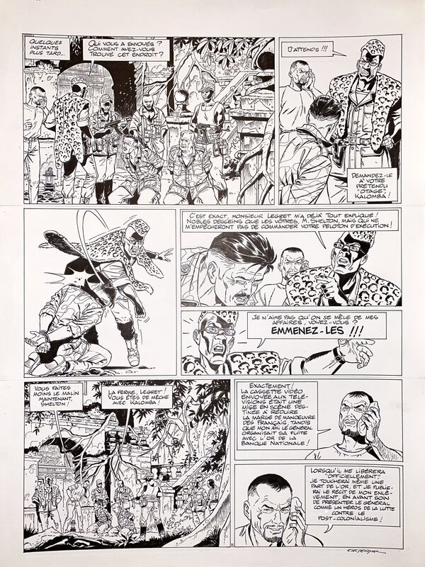 Christian Denayer, Wayne Shelton T6 planche 35 - Comic Strip