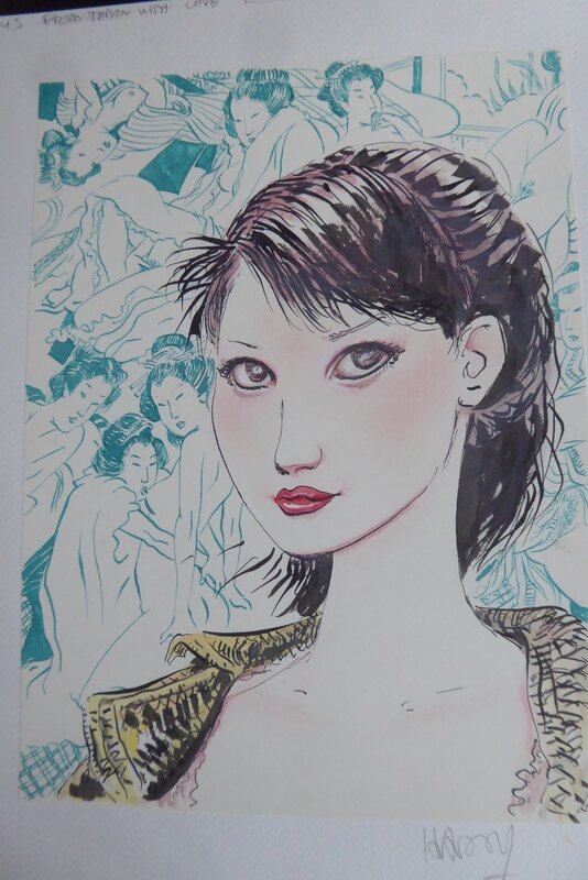 Marc Hardy, From japan with love - Original Illustration