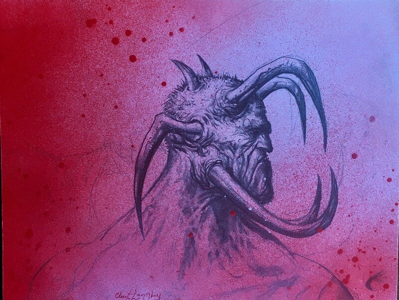 Demon par Clint Langley - Illustration originale
