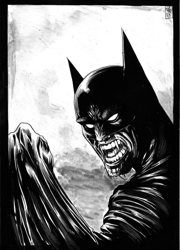 Bloodstorm Bats by Steve Austin - Original Illustration