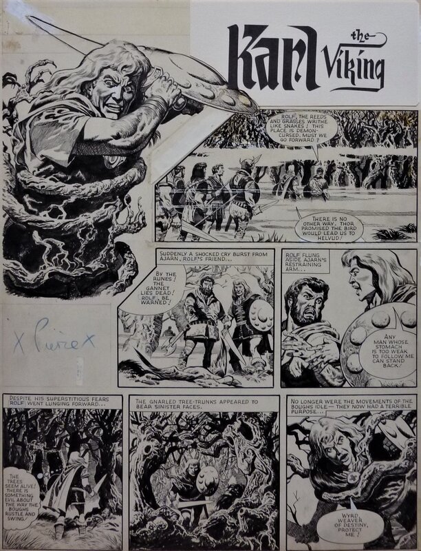 Karl The Viking par Don Lawrence - Planche originale