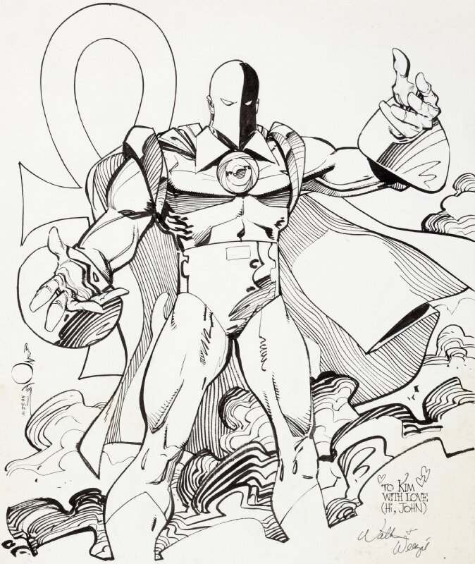 Dr Fate par Walter Simonson - Illustration originale