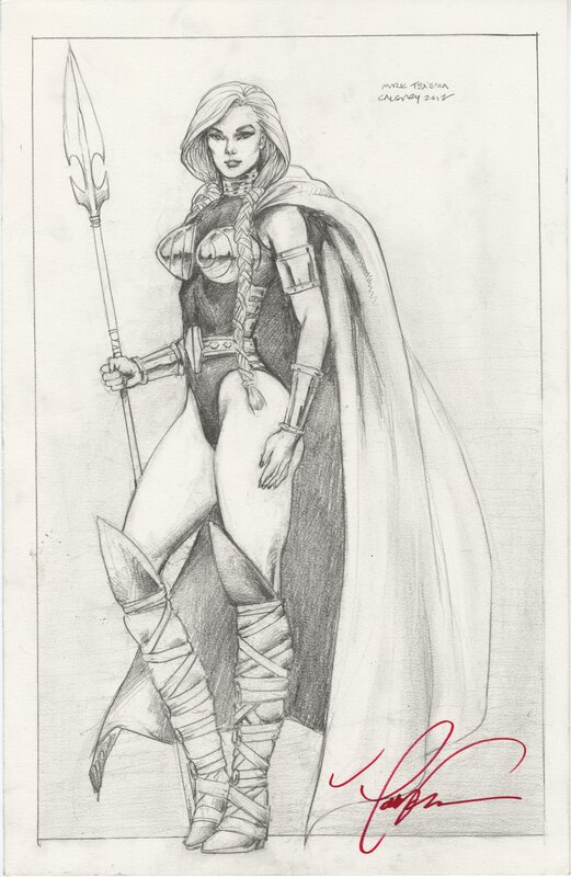 Valkyrie by Mark Texeira - Original Illustration