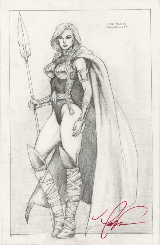 Valkyrie by Mark Texeira - Original Illustration