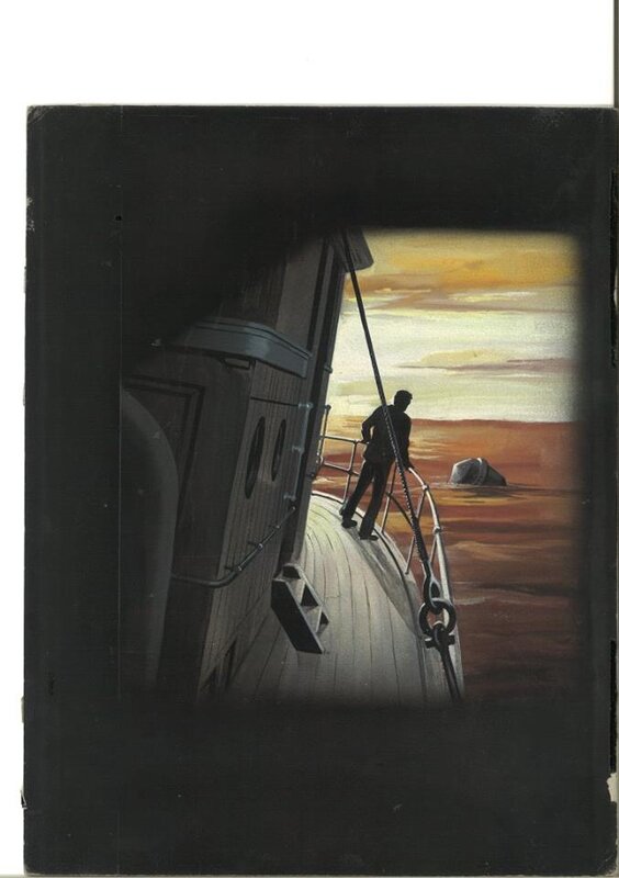 A bord by Michel Gourdon - Original Illustration