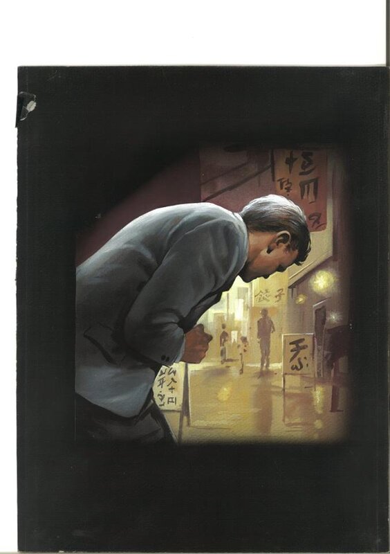 Blessé à Chinatown par Michel Gourdon - Illustration originale