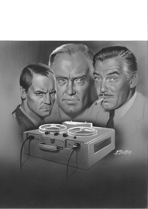 Espionnage by Michel Gourdon - Original Illustration