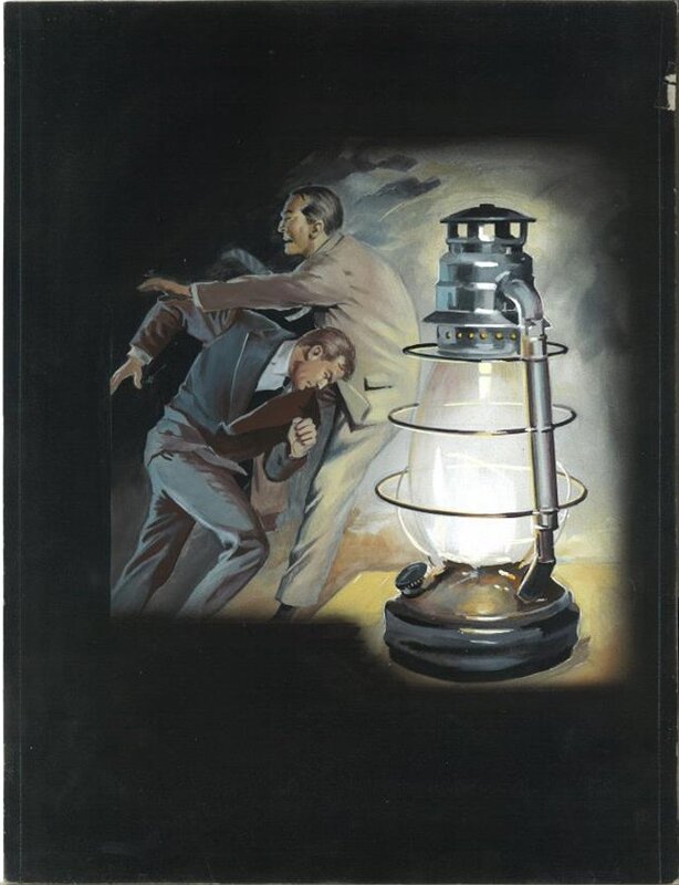 Lampe à rixe par Michel Gourdon - Illustration originale