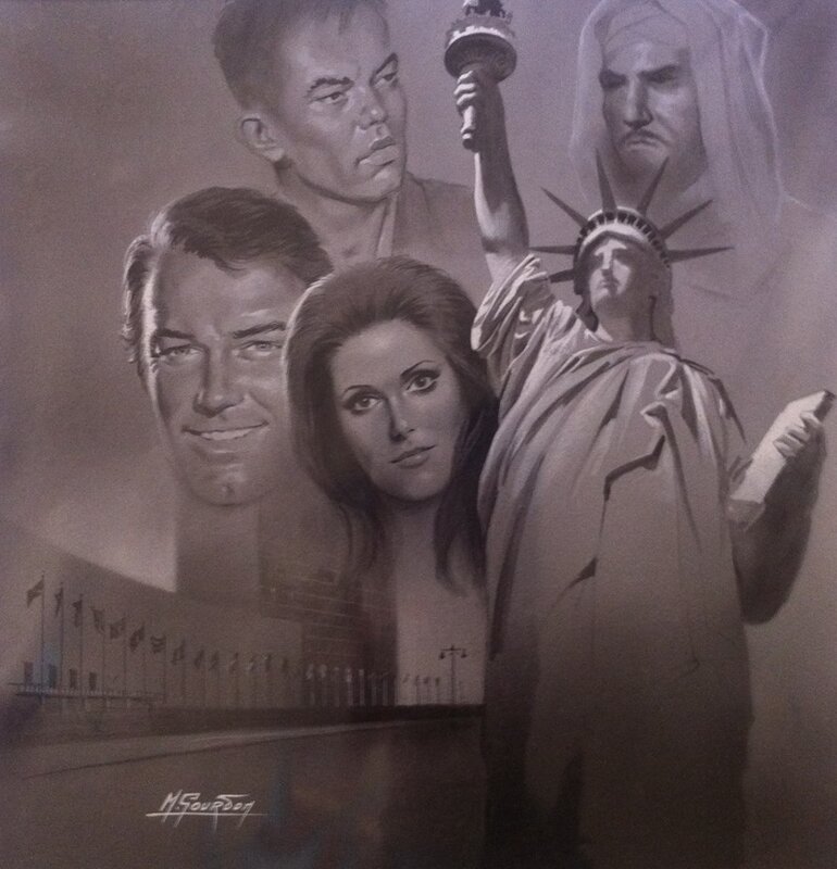 Lavis Liberty by Michel Gourdon - Original Illustration