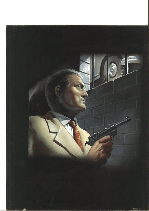 Le luger de Lino par Michel Gourdon - Planche originale