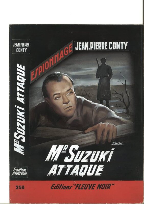 Mr SUZUKI attaque par Michel Gourdon - Planche originale