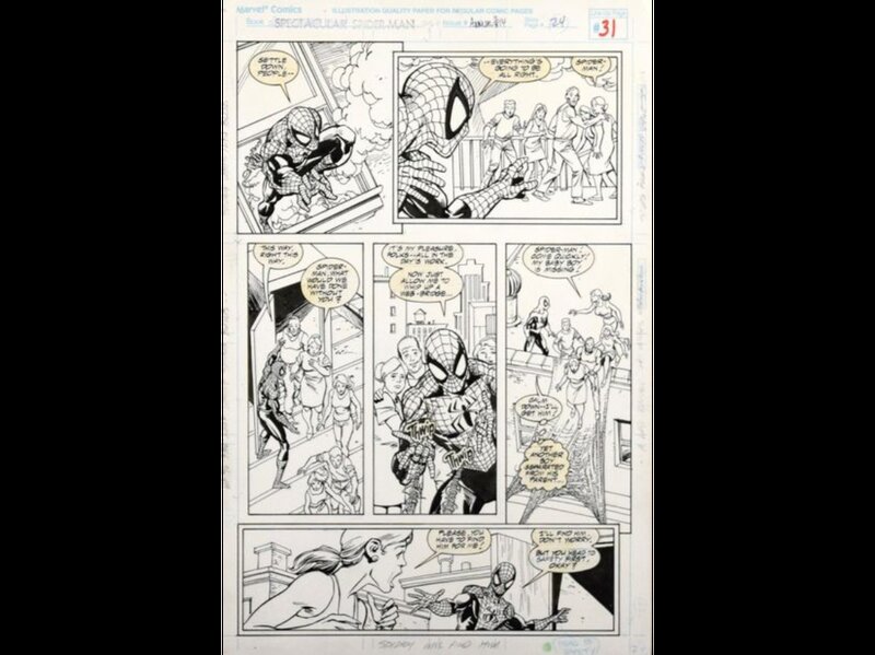 Jerry Bingham, Spiderman (Planche Spectacular Spiderman N°24)) - Comic Strip
