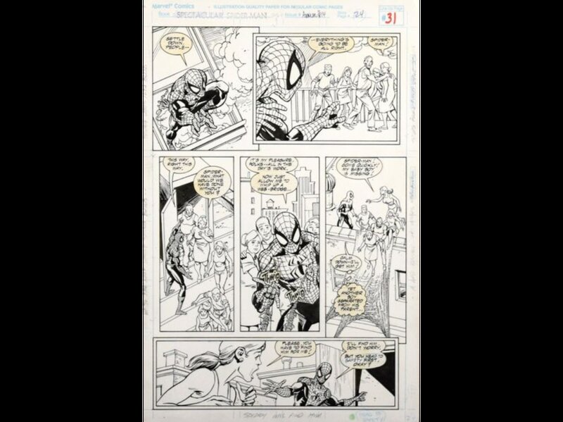 Jerry Bingham, Spiderman (Planche Spectacular Spiderman N°24)) - Planche originale