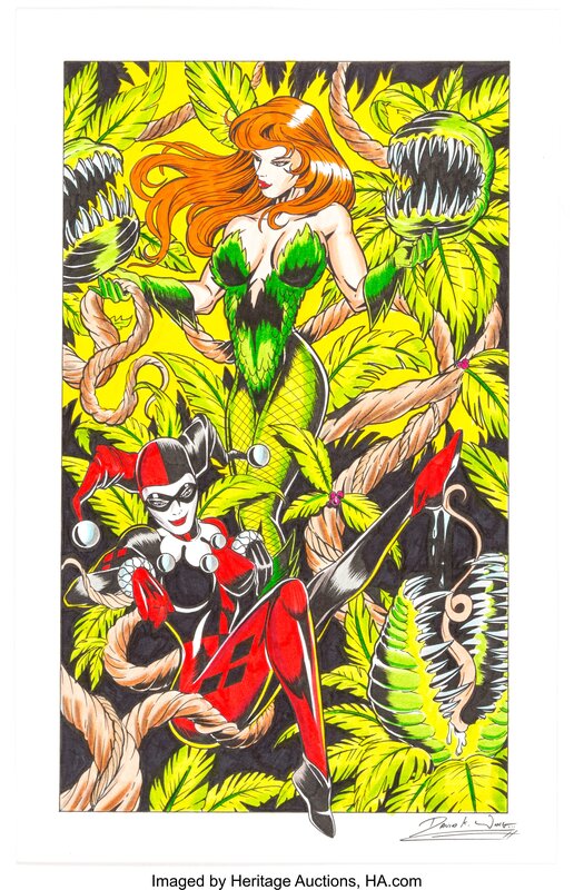 David K. Wong, Gotham Sirens Illustration Original Art (c. 2010s) - Illustration originale